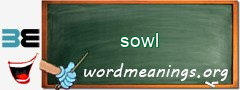 WordMeaning blackboard for sowl